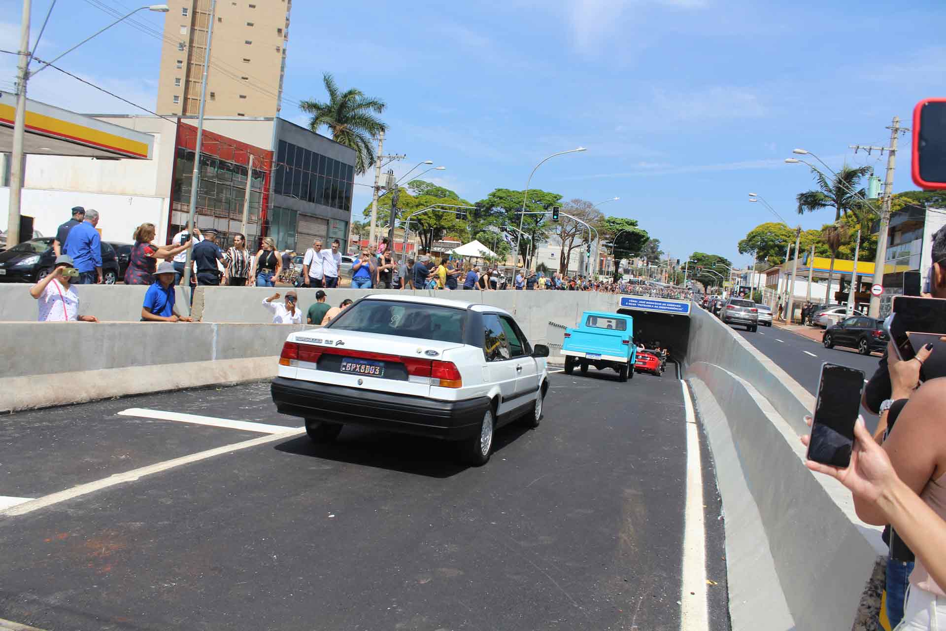 Faixa Branca participa de inauguração de túnel em Ribeirão Preto