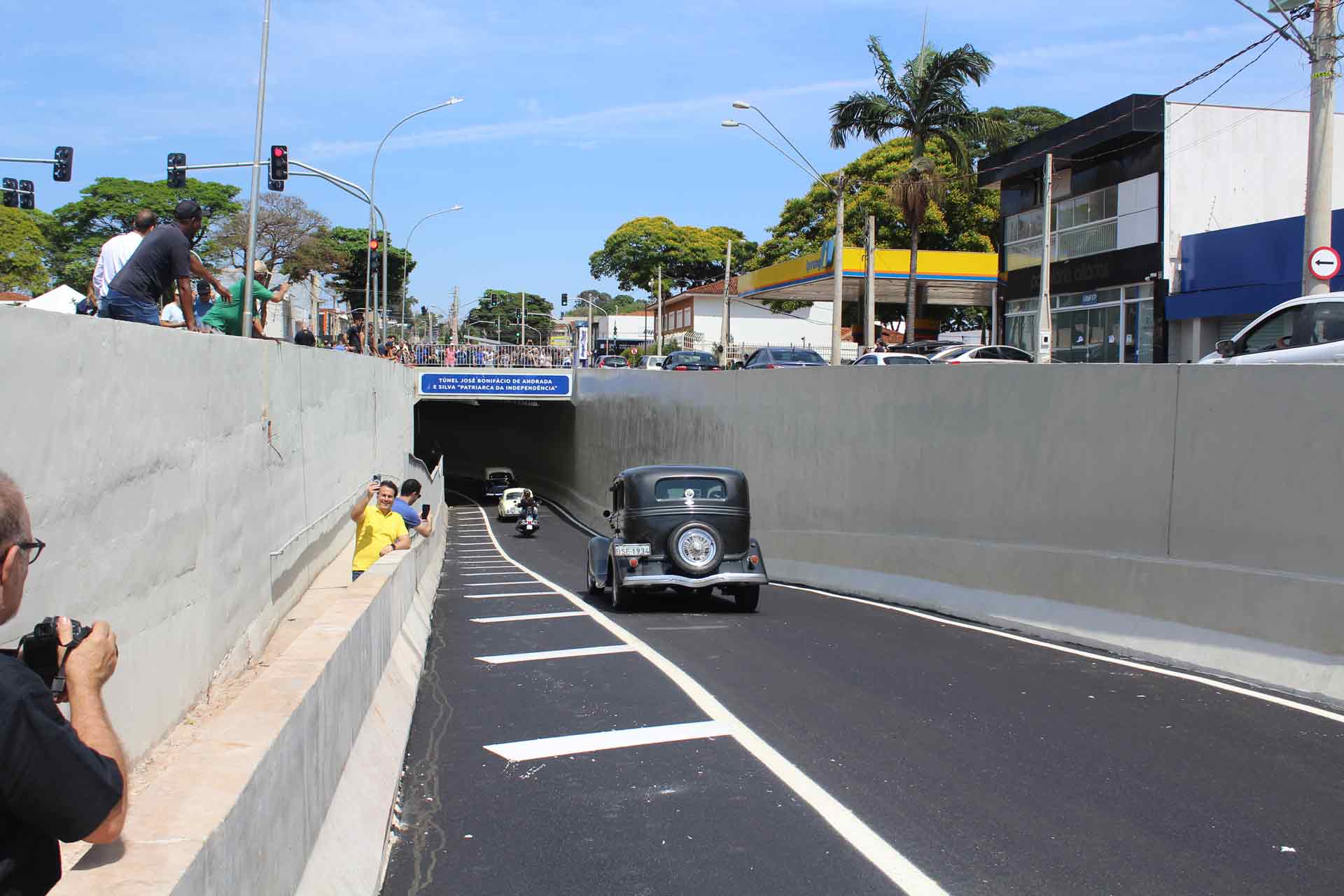 Faixa Branca participa de inauguração de túnel em Ribeirão Preto